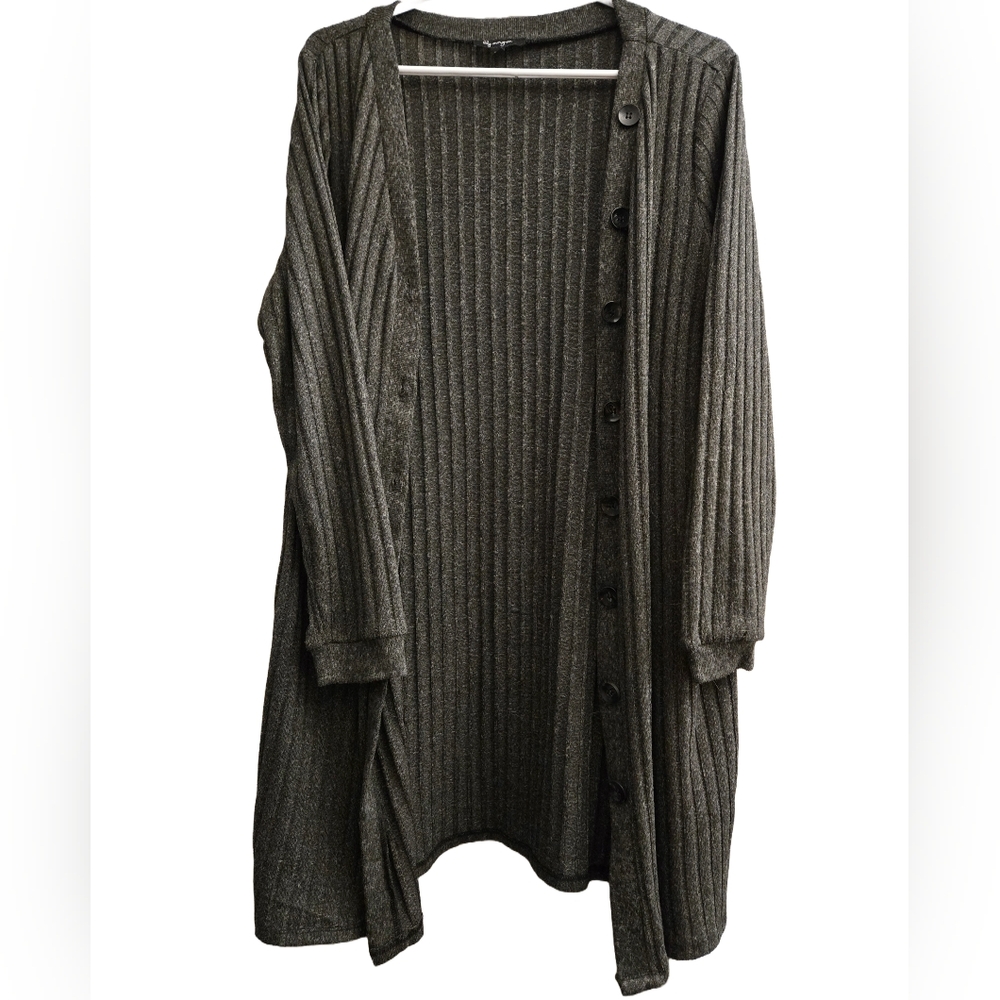 Lily Morgan Knee Length Button up Sweater